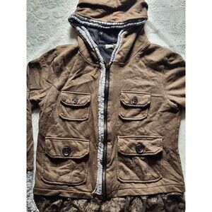 Scrapbook Hooded Jacket Size M #102
